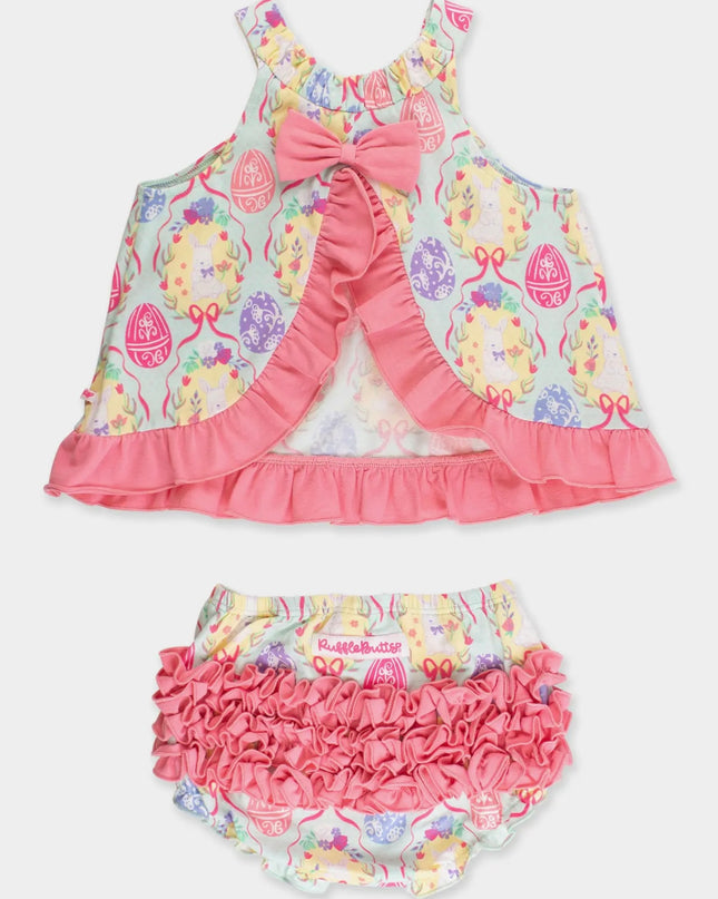 Ruffle Butts - Bunnies in Bloom Knit Set