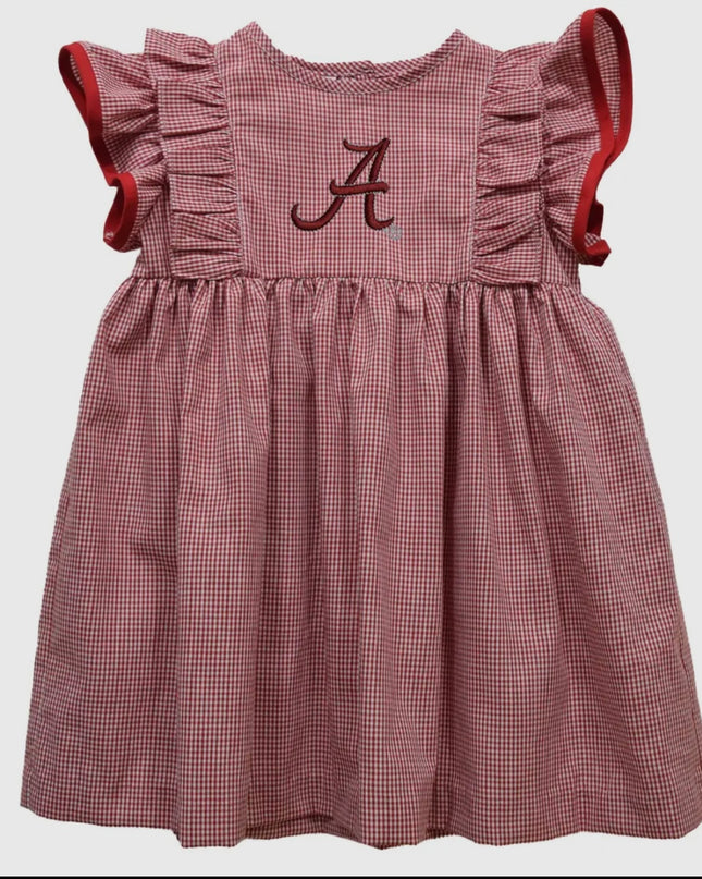 Alabama Embroidered Ruffle Dress