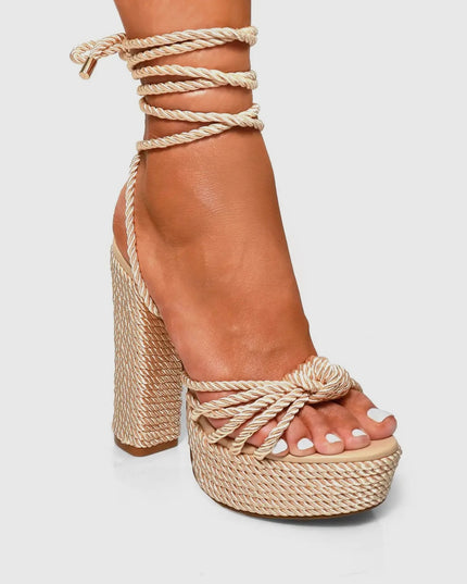 The Renee Heel - Nude