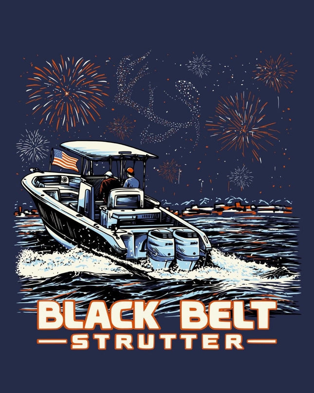 Black Belt Firework Boat Tee