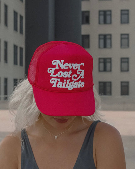 Never Lost A Tailgate Hat - Red