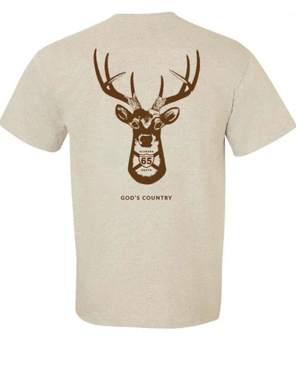 Outdoor Collection Buck Logo - Sand