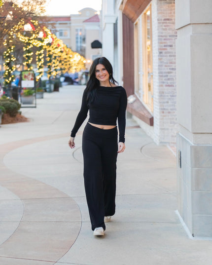 The Jolina Top - Black