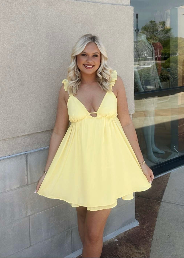 Heartfelt Babydoll Dress - Pink