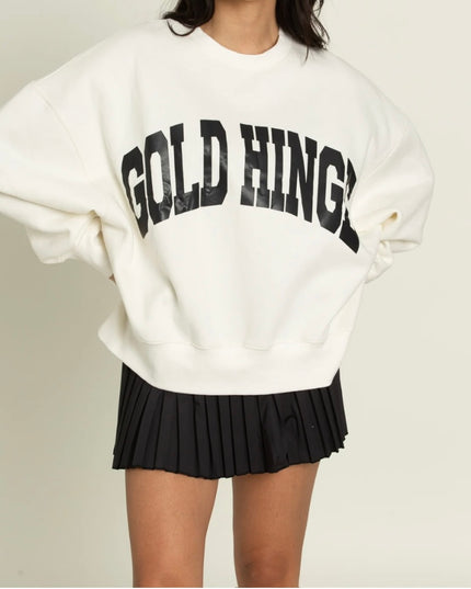 Gold Hinge - Ivory Wide Arm Sweatshirt