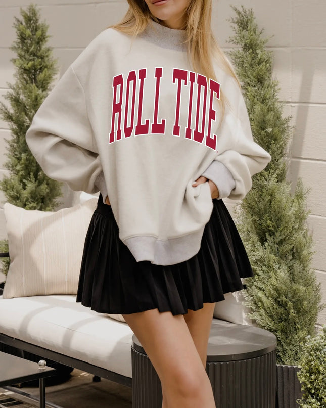 Bama Reversibel Mock Neck Sweatshirt