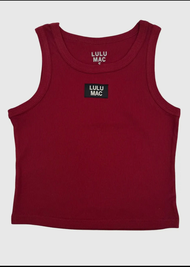 Lulu Mac Solid Tank - Black