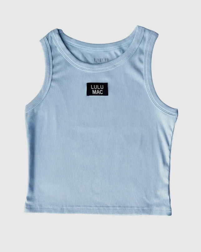 Lulu Mac Solid Tank Top - Light Blue