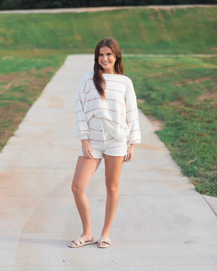 The Juliette Set - Striped/Ivory