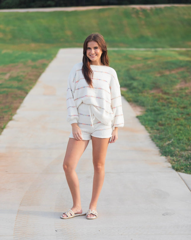 The Juliette Set - Striped/Ivory