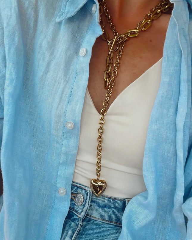 C.P. XL Heart Necklace