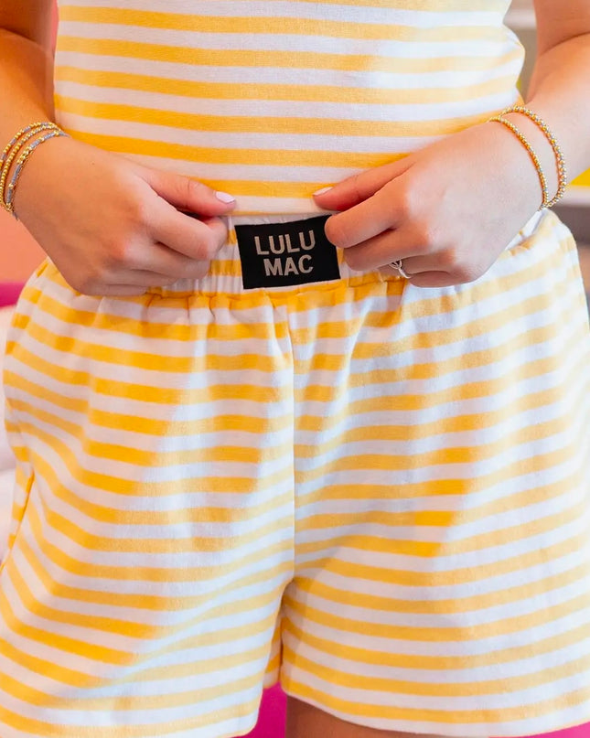 Lulu Mac Shorts - Yellow