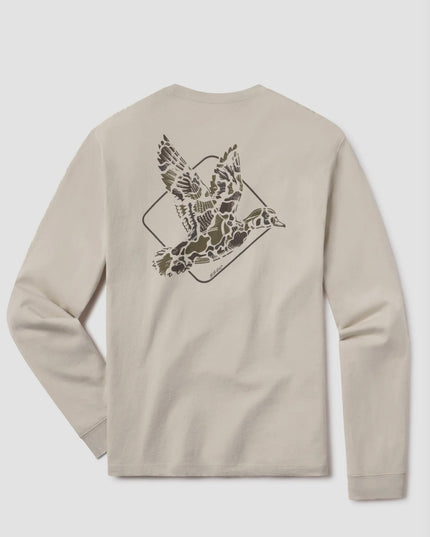 Southern Shirt Camo Flight Tee LS - Taupe