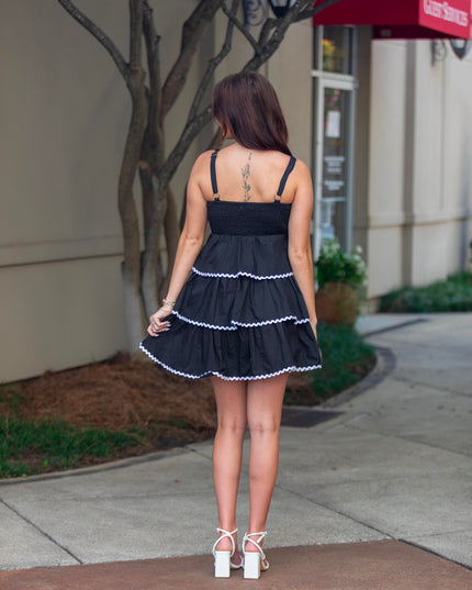 Better with a Bow Dress - Black