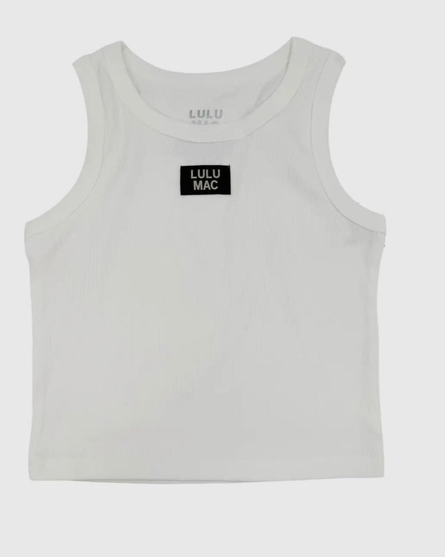 Lulu Mac Solid Tank - White