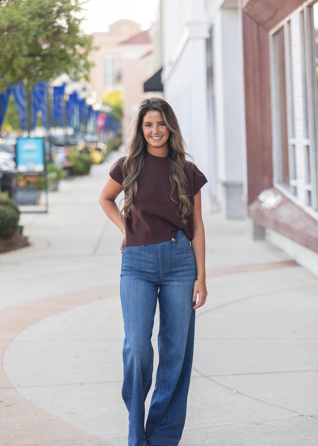 Espresso Knit Sweater - Chocolate