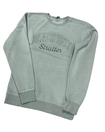 Black Belt Strutter Sweatshirt - Sage