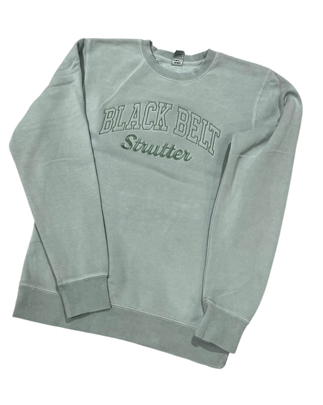 Black Belt Strutter Sweatshirt - Sage
