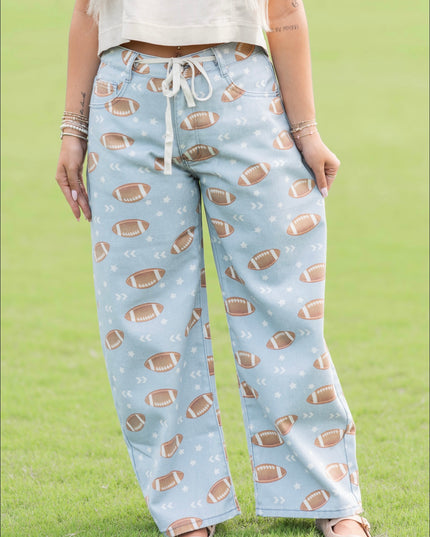 Football Denim Jeans
