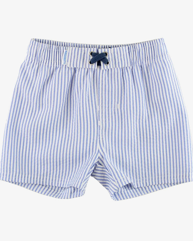 RB- Periwinkle Seersucker Swimtrunks