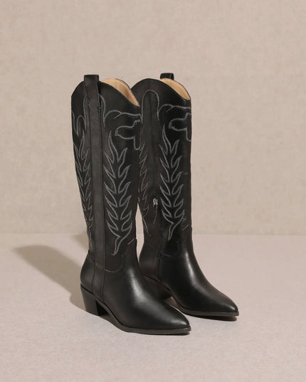 The Inlay Boot - Black