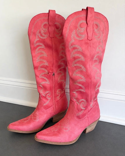 The Faye Boot - Pink