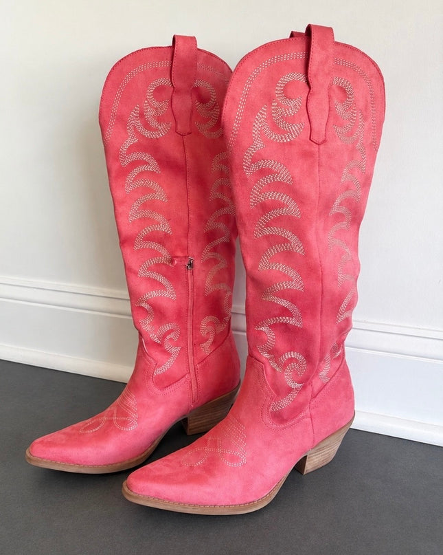 The Faye Boot - Pink