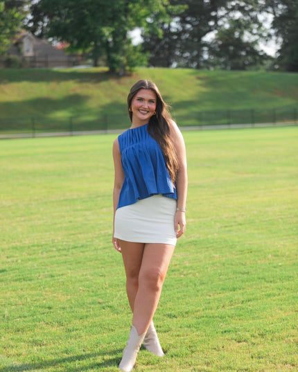 The Karley Top - Royal Blue