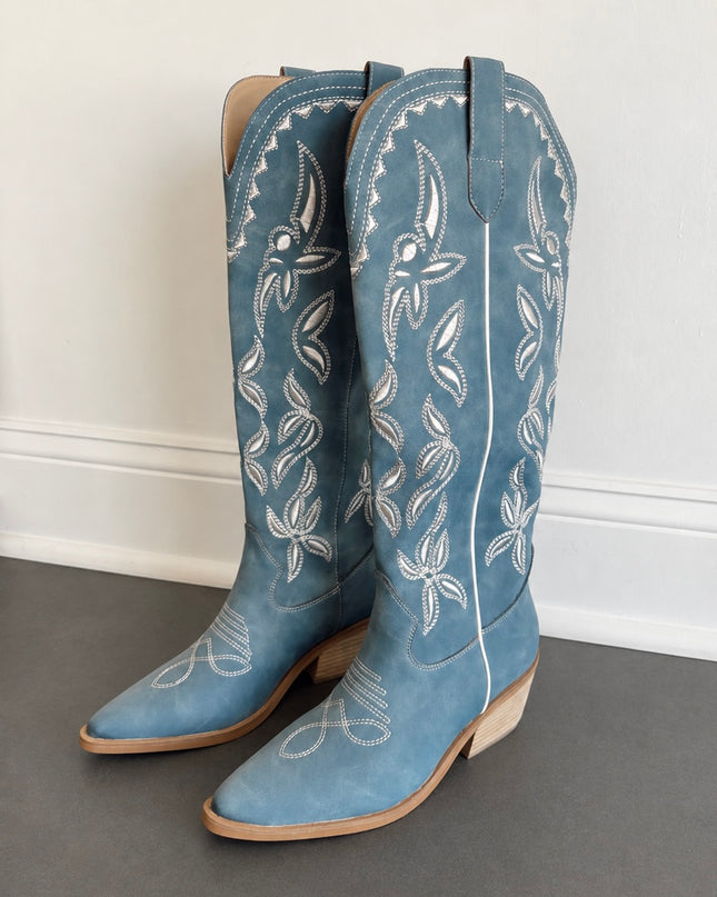 The Enora Boot - Blue