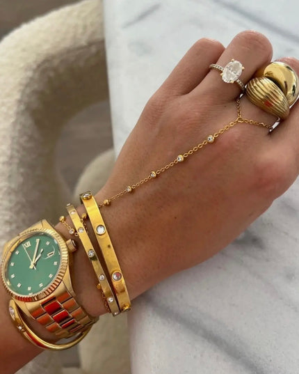 C.P. Diamond Hand Chain