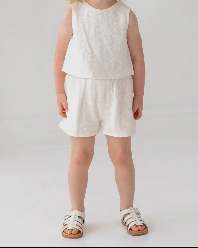 Cotton Cloud Two Piece Set - White