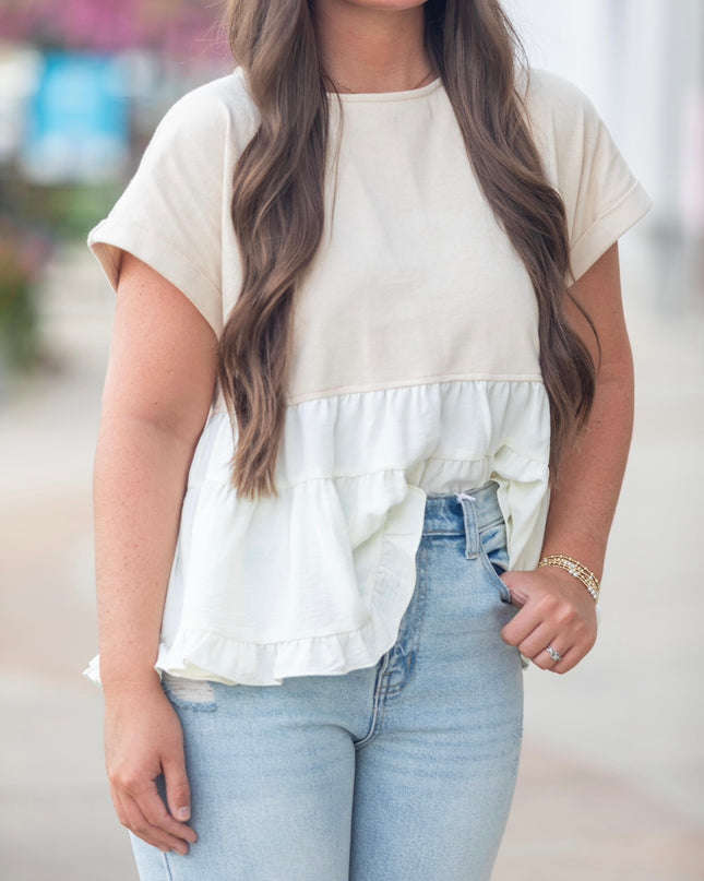The Niki Top - Natural
