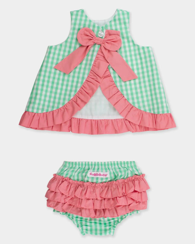 RB - Spring Gingham Ruffle Set