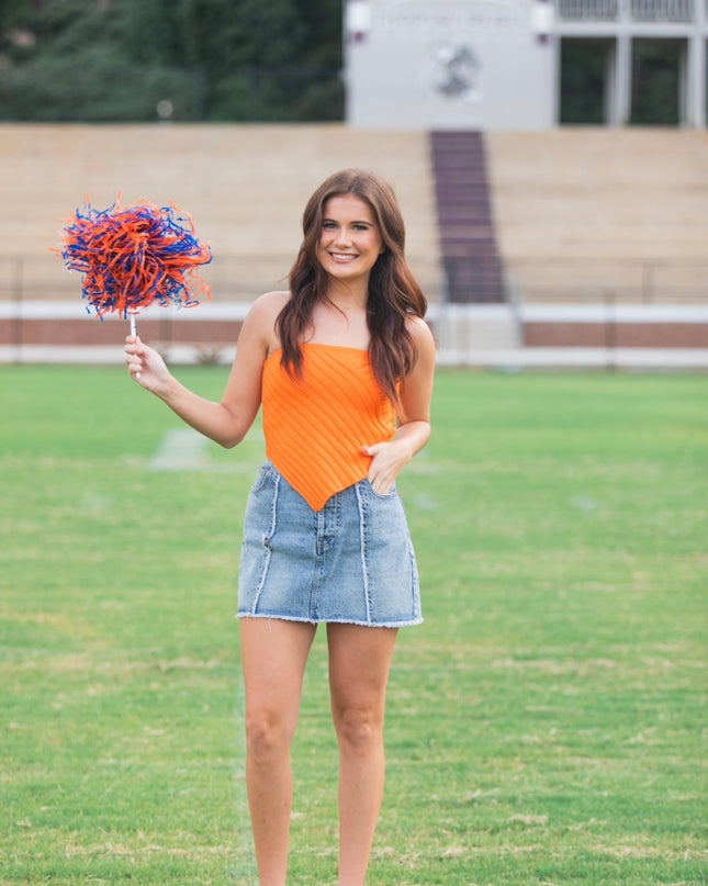 The Aubrie Top - Orange