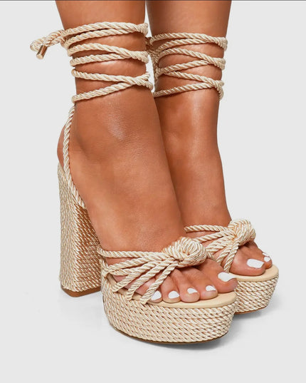 The Renee Heel - Nude