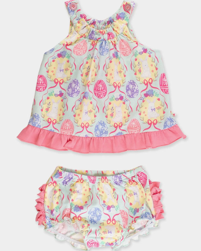 Ruffle Butts - Bunnies in Bloom Knit Set