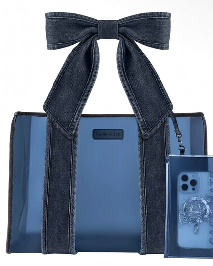 Case-Mate Jelly Tote - Denim Bow