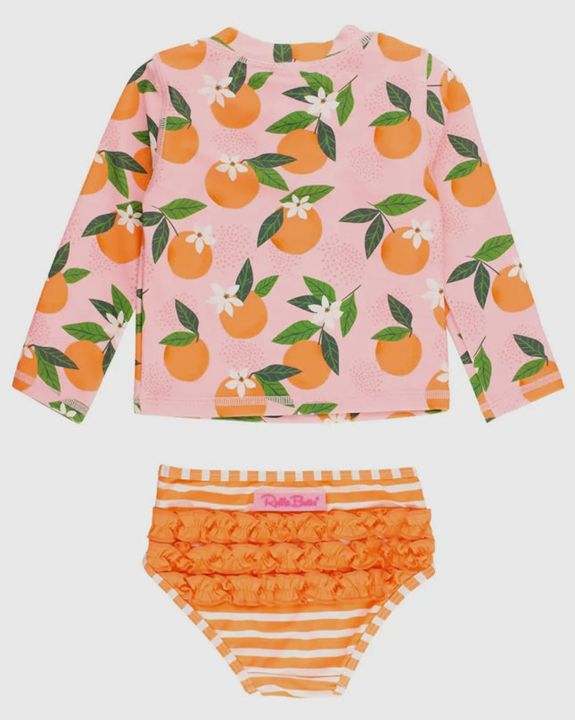 Orange You the Sweetest Long Sleeve Swimsuit