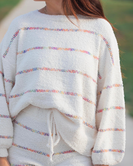 The Juliette Set - Striped/Ivory