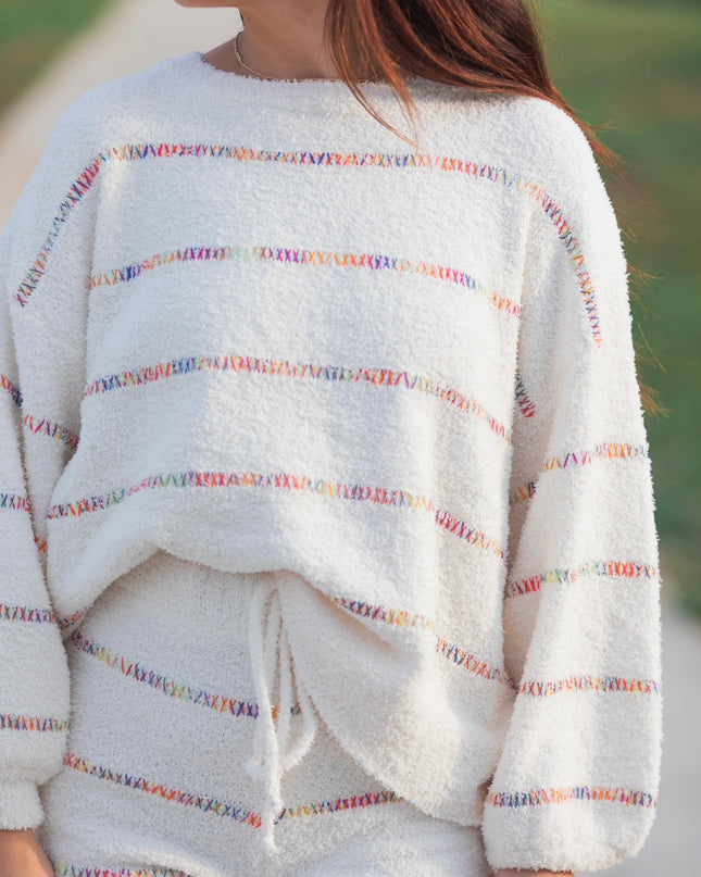 The Juliette Set - Striped/Ivory