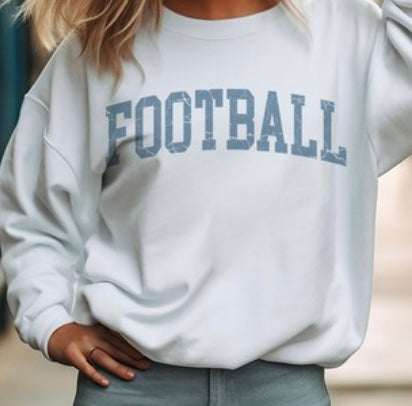 Football Sweatshirt - Blue