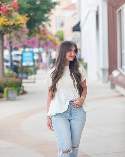 The Niki Top - Natural