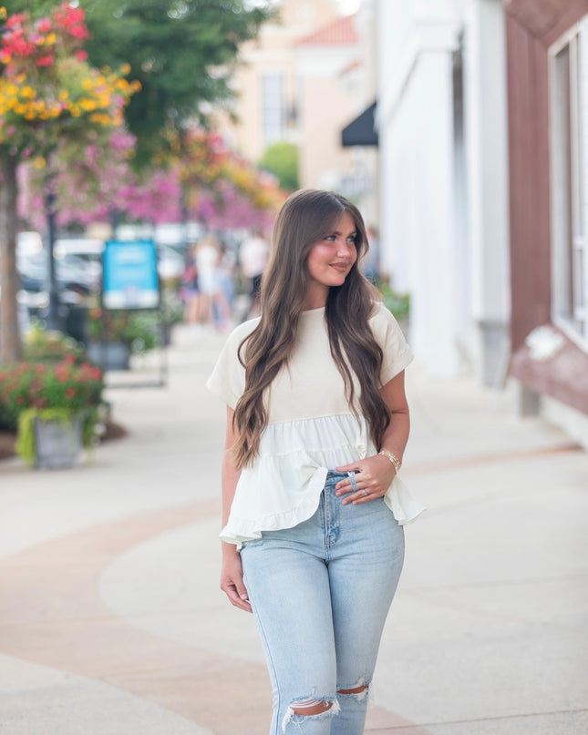 The Niki Top - Natural