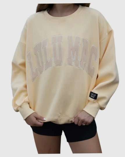 Lulu Mac Sweatshirt - Butter Yellow