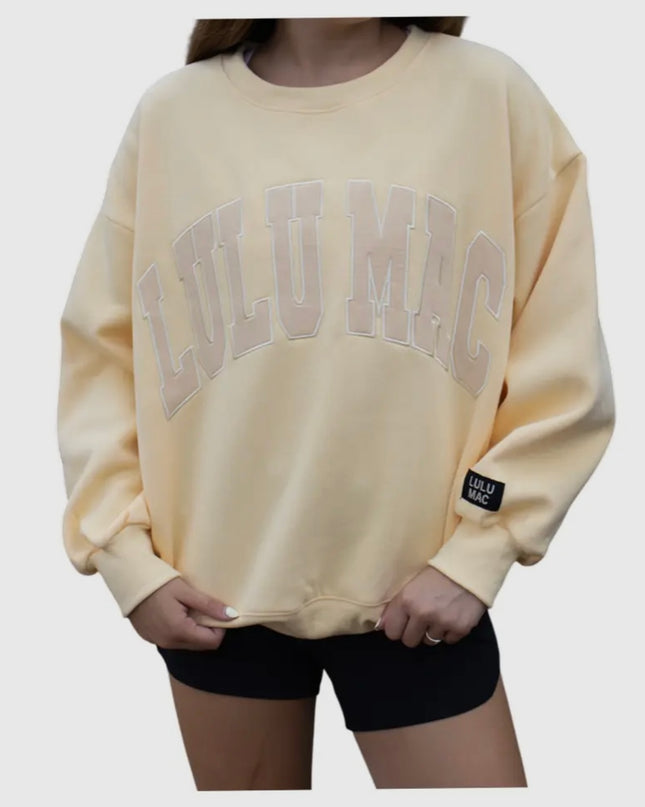 Lulu Mac Sweatshirt - Butter Yellow