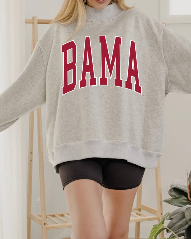 Bama Reversibel Mock Neck Sweatshirt