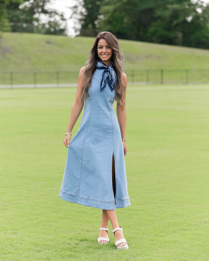 Daisy Denim Dress - Denim