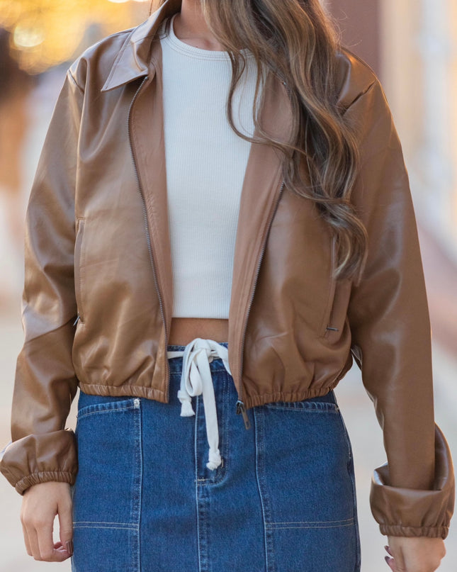 Polished and Pretty Jacket - Brown