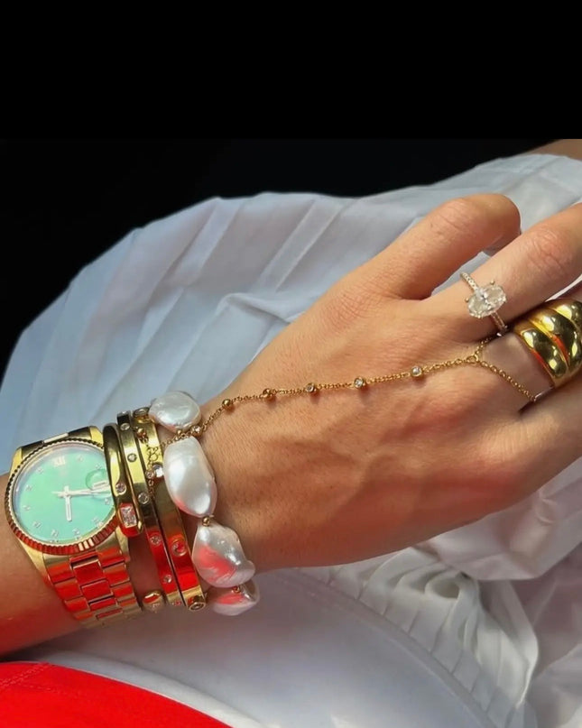 C.P. Diamond Hand Chain