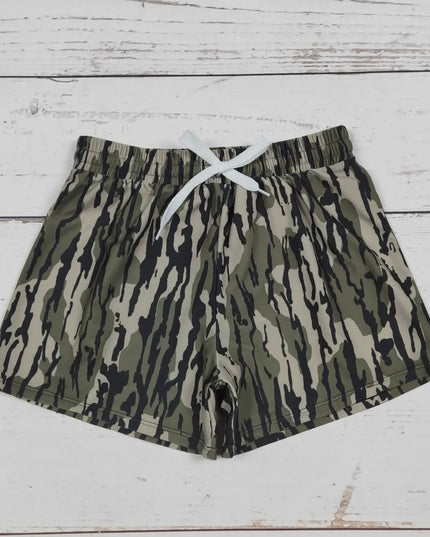 Camouflage Boys Swim Trunks